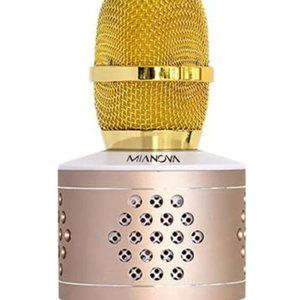 NWT Gold Mianova Karaoke Microphone